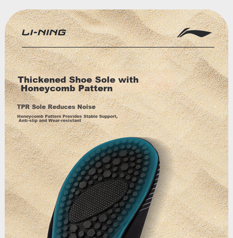 Li-Ning Beach Shoes for Men And Women, Swimming And Rafting Sandals, Non-Slip And Cut-Resistant, Skin-Friendly, Water Park, Beach Combing, Snorkeling Water Shoes, Breathable And Wear-Resistant 6