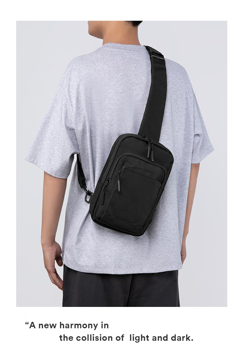 MEXICAN Crossbody Bag, Large Capacity Chest Bag for Men, Shoulder Bag, Student Commuter Travel Bag, Work Trip Water-Resistant Phone Bag 10