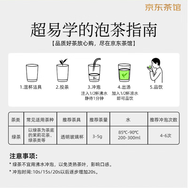 一杯香茶叶茉莉花茶特级500g新茶礼盒装送礼茉莉绿茶自己喝散装茗茶