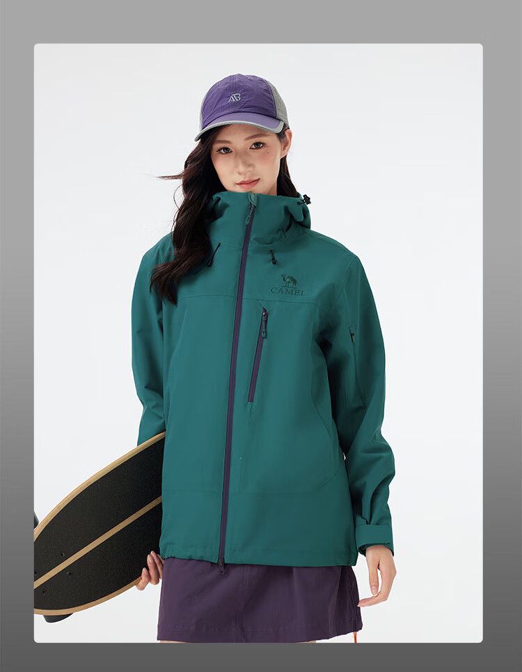 CAMEL (CAMEL) 【Wang Junkai's Choice - Rain God Cruiser】Outdoor 3-in-1 Fleece Assault Jacket 2025 New Model Coat 26