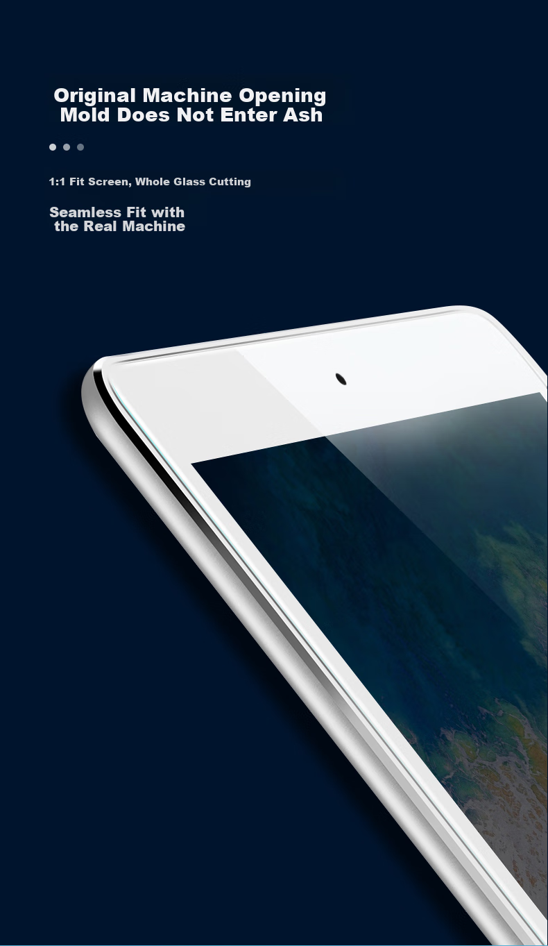 Jiangming Tempered Glass Screen Protector for Apple IPad Mini 2, Mini 7.9 Inch Tablet, Anti-Drop Anti-Scratch HD Anti-Fingerprint Scratch-Resistant Protective Film 3