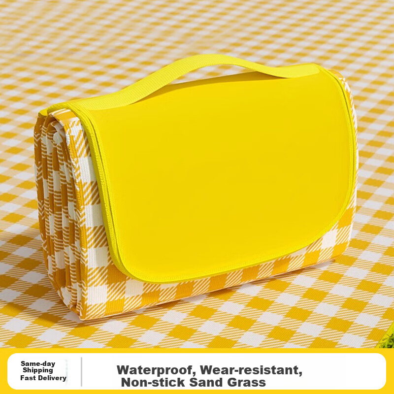 BeiJiLang Picnic Mat, Outdoor Camping Mat, Thickened Portable Moisture-Proof Mat, Wear-Resistant Tent Mat, Beach Mat, Floor Mat for Sleeping