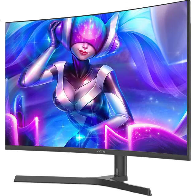 Игровой монитор KKTV KW32QVC, 32 дюйма, изогнутый, 2K, 165 Гц, 1 мс, регулируемый по высоте и повороту, широкий цветовой охват