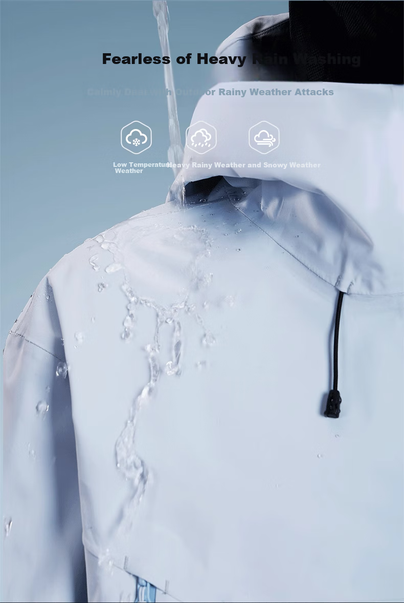 CAMEL [Wang Junkai's Choice] All-Weather Hardshell Jacket for Men And Women, 3-Layer Heavy Rain Waterproof Professional Hiking Coat XS 4