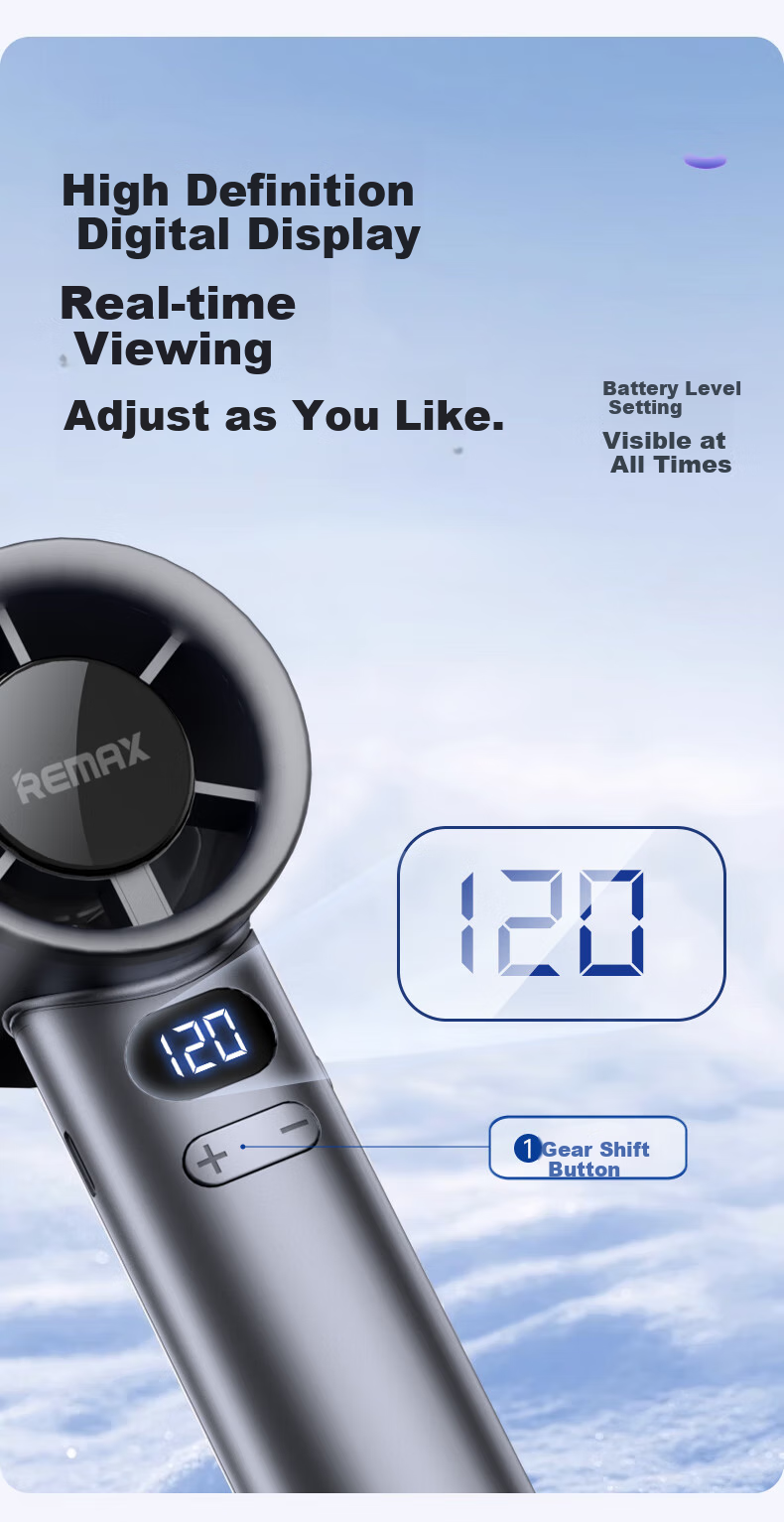 Azeada [2026 New Model | 120-Speed Powerful Airflow] High-Speed Handheld Fan, Mini Portable Desktop USB Fan, Neck-Hanging Long Battery Life Personal Small Electric Fan for Student Dormitory And Office 13