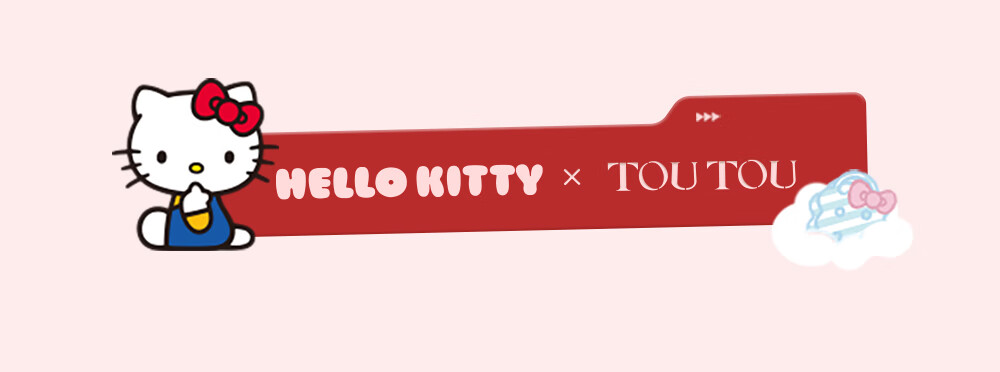Toutou Birthday Gift, HelloKitty Shoulder Bag, Sanrio Waffle Bag, Red Hello Kitty Zodiac Year Souvenir 50