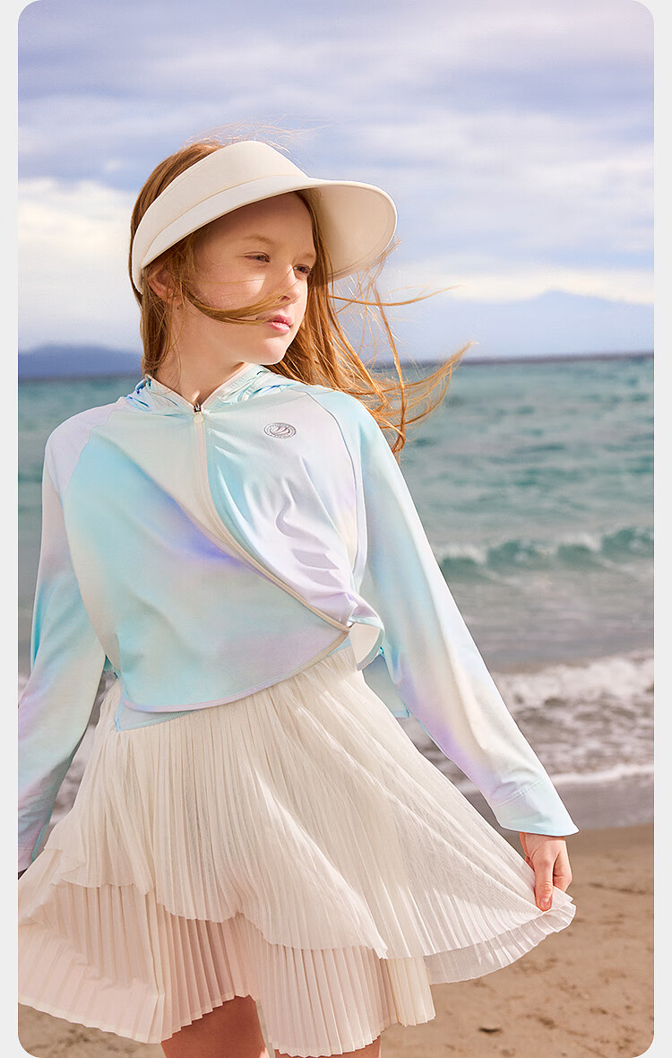BOSIDENG Kids UPF100 Original Yarn Cooling Cape Breathable Stain-Resistant Jacket for Boys and Girls Children's Day Gift 4