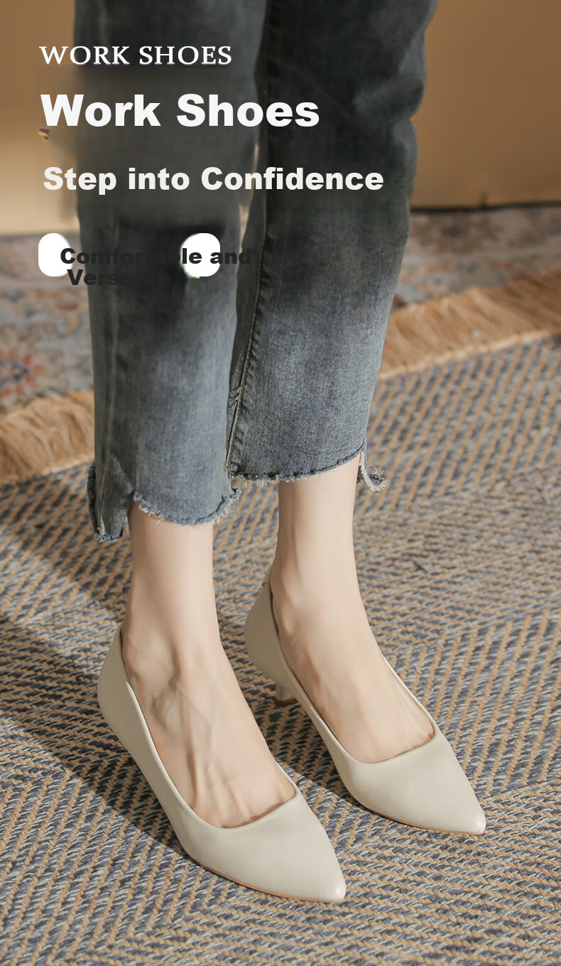 CARTELO Comfortable Versatile Black Thin High Heels for Women KCC-357 Black 5cm Size 33 1