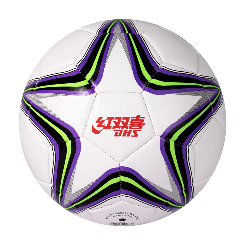 DHS DHS Football FS5-9 Adult Youth Size 5 Match Training PVC Sewn Soccer Ball