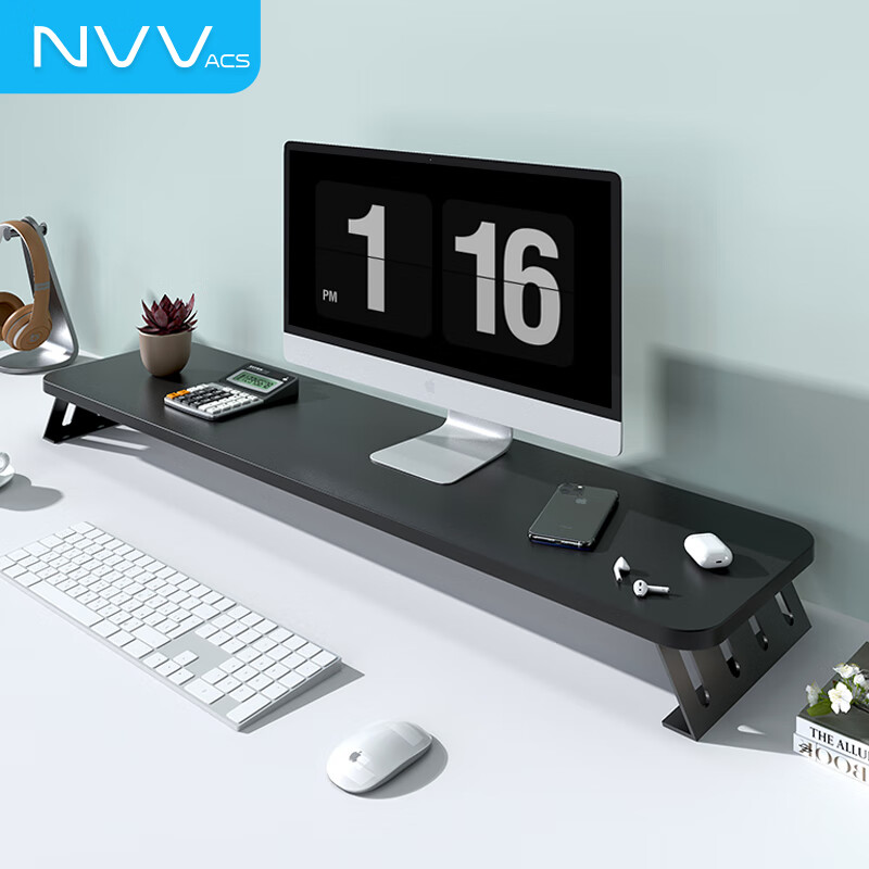 Подставка для монитора NVV NP-2980 Черный, настольная подставка для ноутбука, органайзер для рабочего стола