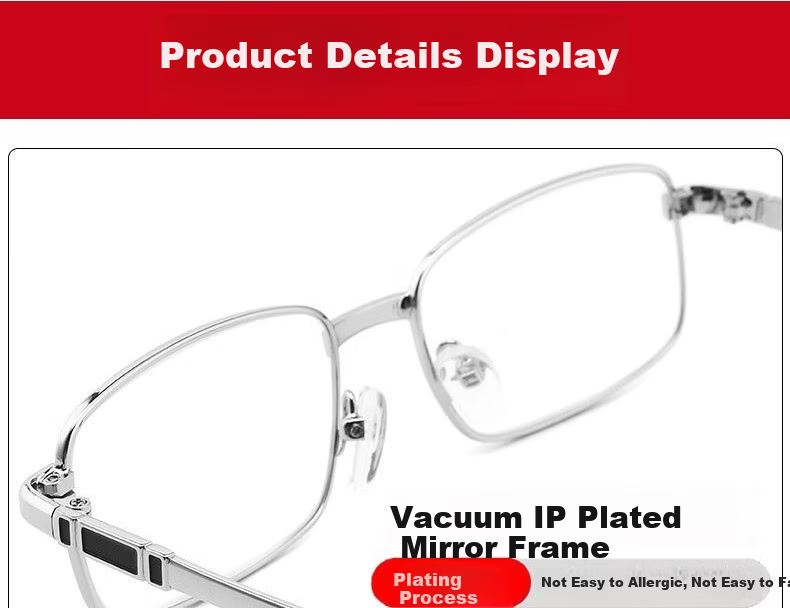 Mumujian Natural Crystal Reading Glasses for Middle-Aged And Elderly Men And Women, High-Definition Premium Glass Stone Reading Glasses, Ultra-Lightweight High-End Pure Titanium 10