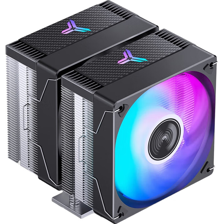 Кулер для процессора JONSBO CR-3000E Color Edition, двухбашенный, 6 тепловых трубок, RGB подсветка, PWM, многоплатформенный, с термопастой