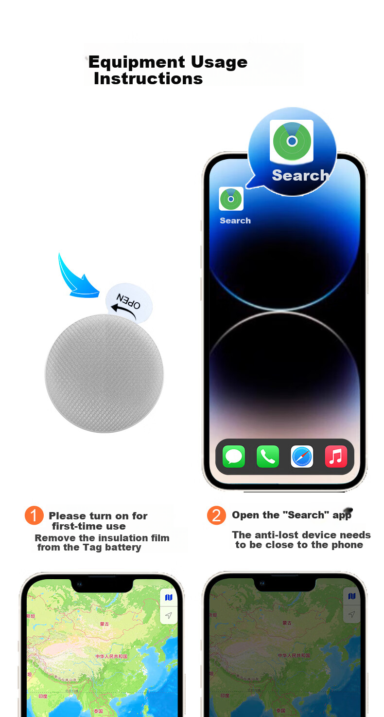 GDGO [Apple Exclusive] AirTag Magnetic Tracker, Anti-Loss Alternative, Waterproof, for Bicycles, Electric Motorcycles, Cars, Smart Anti-Loss Sticker, Tracking Device, MFi Certified 6