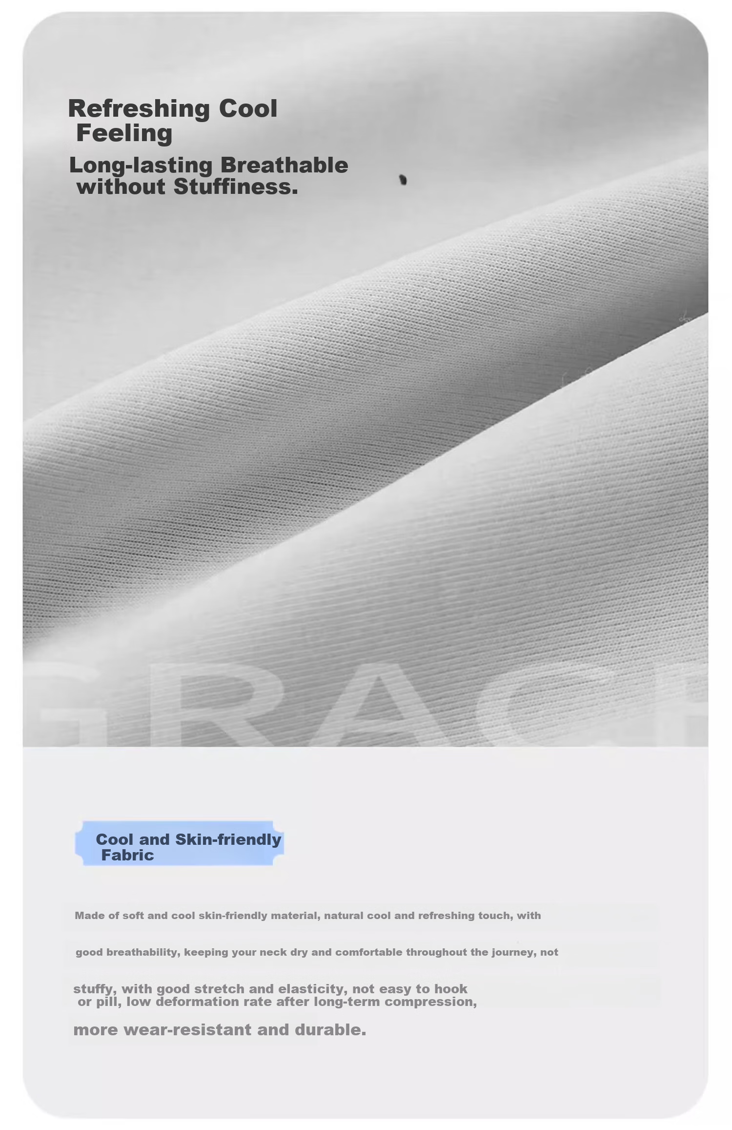 GREAT LIFE U-Shaped Neck Pillow, Portable Travel U-Shaped Pillow for Sleeping, Airplane And High-Speed Rail, Summer Car Neck And Cervical Spine Support Pillow 8