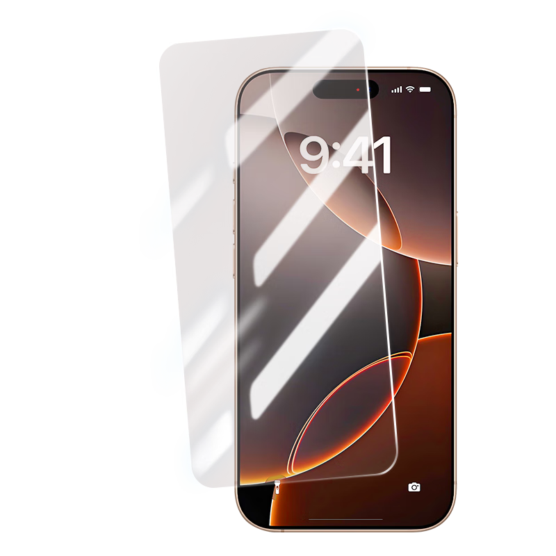 ALittleFlower [No Black Border, No Screen Obstruction] Tempered Glass Screen Protector for IPhone 16/15, Apple 16/15 Phone Film, Borderless High-Definition Anti-Fingerprint Shatterproof Protective Film, 2-Pack