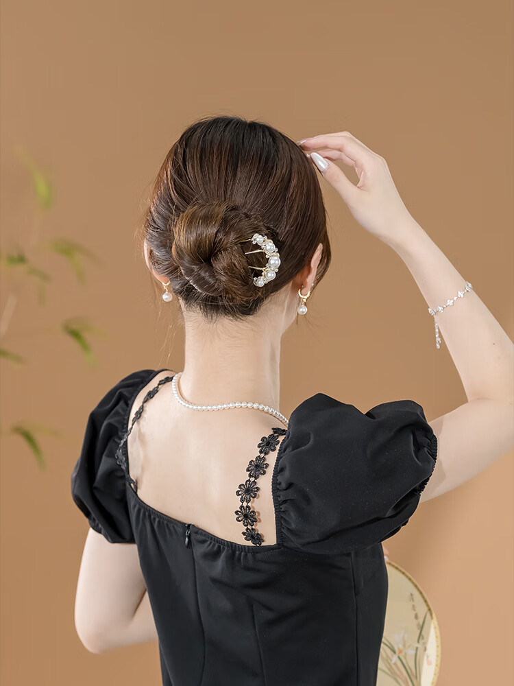 CHIMERA Long Tooth Hair Comb Four-Prong Hairpin Ancient Style Hairpin Hair Clip Women's Hair Ornament Birthday Gift 1