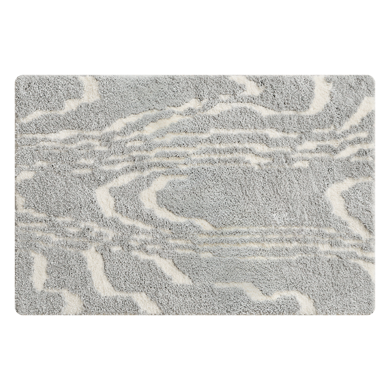 Saibosi Minimalist Bathroom Entrance Mat, Thickened Absorbent Non-Slip Foot Mat, High-End Bathroom Mat, 60X90CM