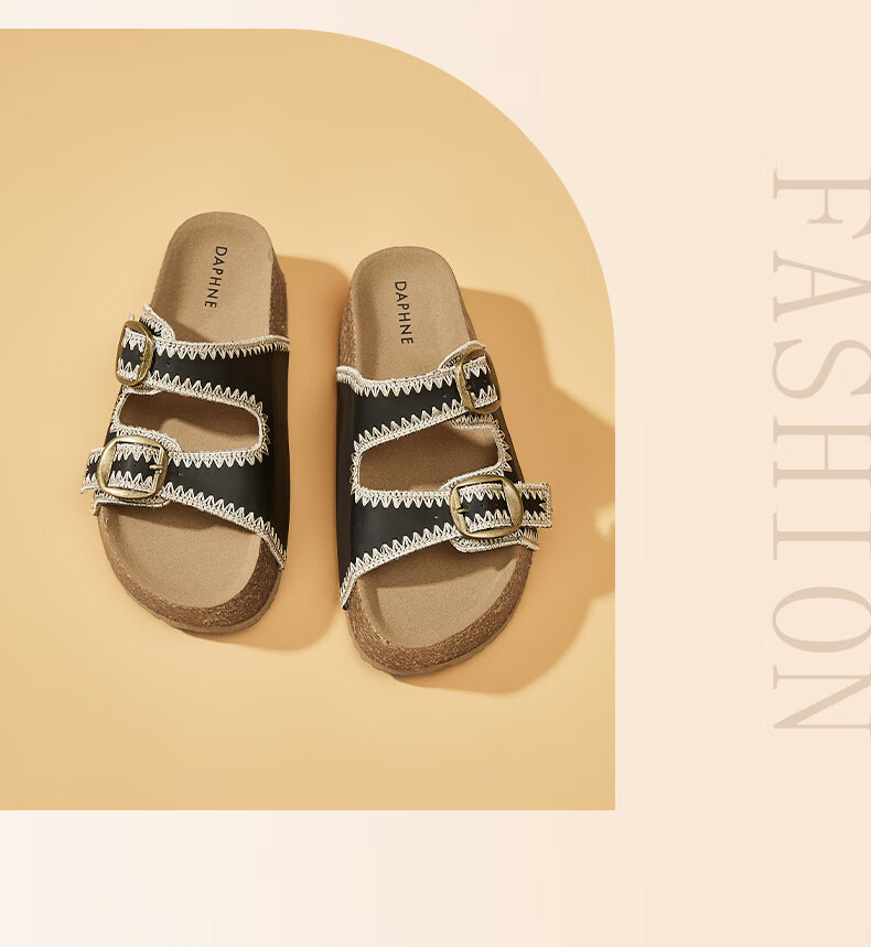 DAPHNE Women's Platform Birkenstock Sandals 2026 Summer New Trendy Height-Increasing Slip-On Beach Shoes 28