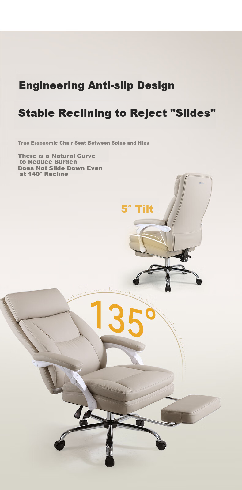 SIHOO L6DLite Executive Chair, Ergonomic Chair, CEO Chair, Comfortable for Long Sitting, Office Chair, Reclining Computer Chair 12