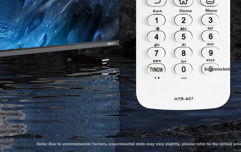 Dongpuli Infrared Remote Control Compatible with Haier TV Models LE32/40A7100L LE50/55A7100L 8
