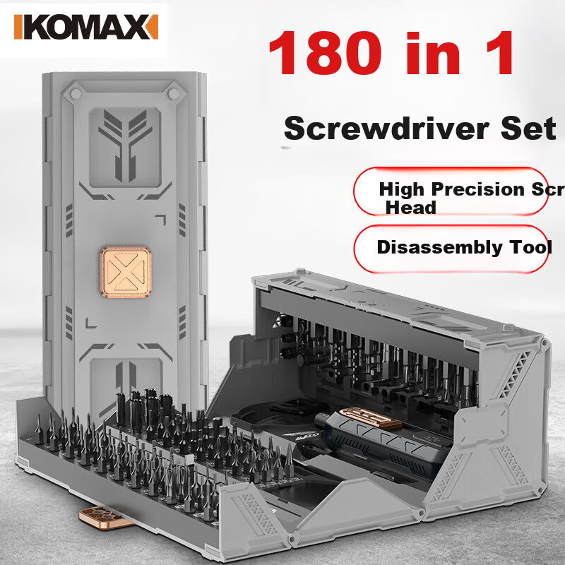 KOMAX Precision Screwdriver Set, Laptop Disassembly Tools, Complete Set of Phillips, Flathead, Hexagonal And Torx Magnetic Screwdrivers