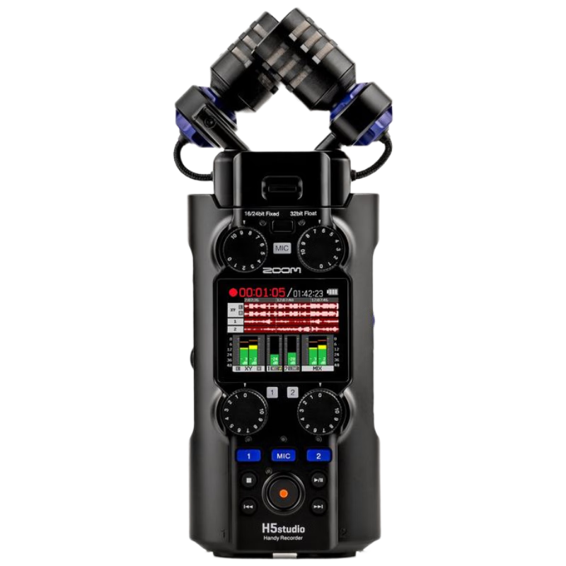 ZOOM H5studio Portable Handheld Multi-Track Recorder And Mixer for DSLR Cameras, Internal Recording for Live Streaming, Weddings, Interviews, Podcasts, One-Touch Recording, High-Definition Noise Reductio