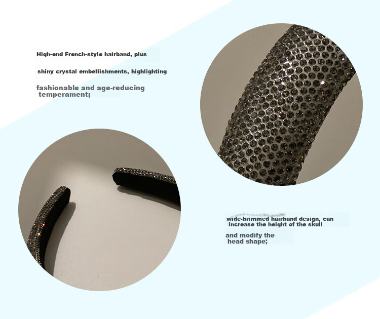 CHIMERA Luxury Princess-Style Headband, High-End Korean Version, Simple Hair Accessory, Mid-Autumn Festival Gift for Wome 3