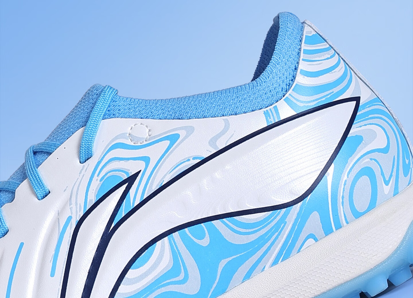 Li-Ning Men's Football Shoes TF Turf Studs Adult Youth Student Professional Training Competition Sports Non-Slip Breathable Cleats Size 42 23