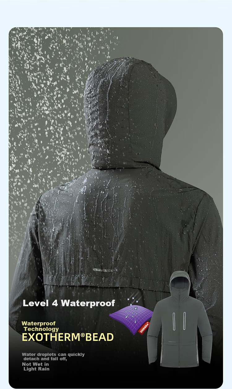NORTHLAND UPF 500+ Outdoor Men's Original Yarn Sun Protection Jacket Cooling Antibacterial Breathable Lightweight Skin Jacket Sun Protection Clothing 5
