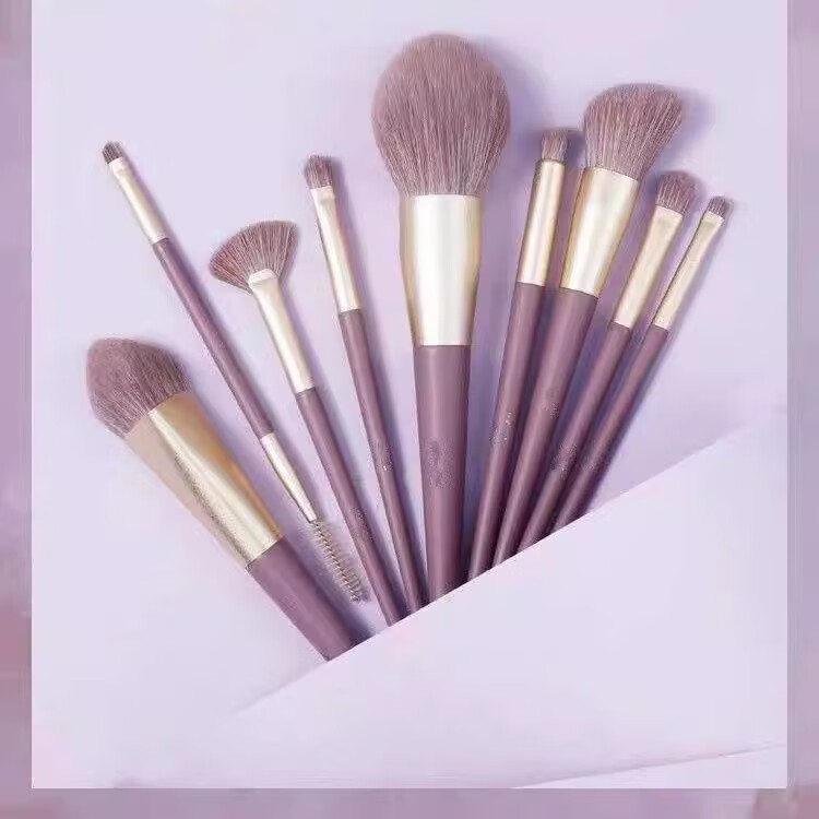 Leezi Eyeshadow Powder Blush Brush, Makeup Concealer Brush with Mirror, Beauty Tools 2