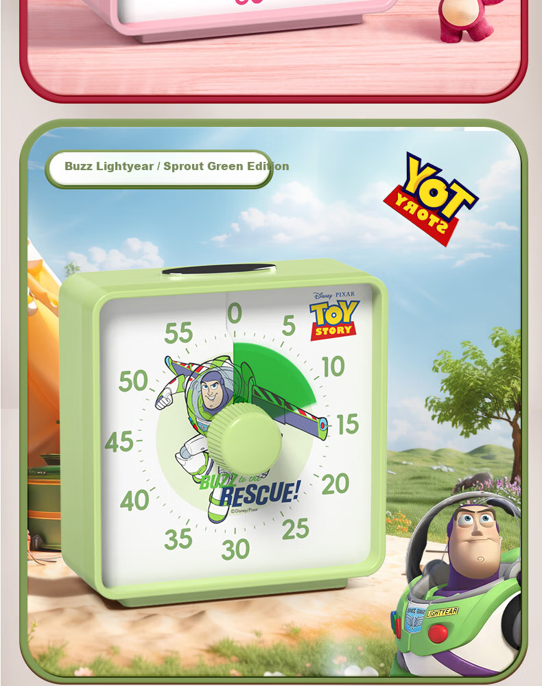 Timess Disney Collaboration Visual Timer, Student Time Management Tool, Kitchen Cooking Electronic Timer, Live Streaming Timer, Back to School 14