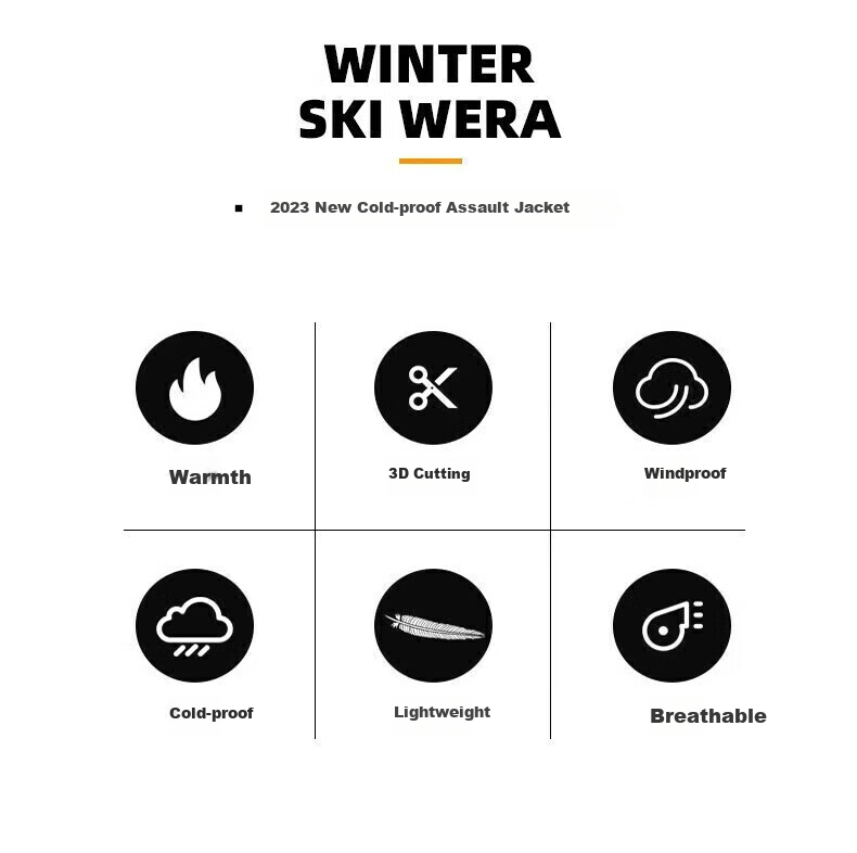 JEEP SPIRIT Unisex Single-Layer Outdoor Windproof, Warm And Cold-Resistant Jacket, Hiking Coat 2