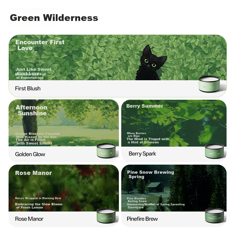 EDIFIER Sensory Forest Music Aromatherapy Gift Box, Zero Air True Wireless Bluetooth Earphones, Semi-In Style, Compatible with Apple Huawei Xiaomi, Prairie Green, Graduation Gift