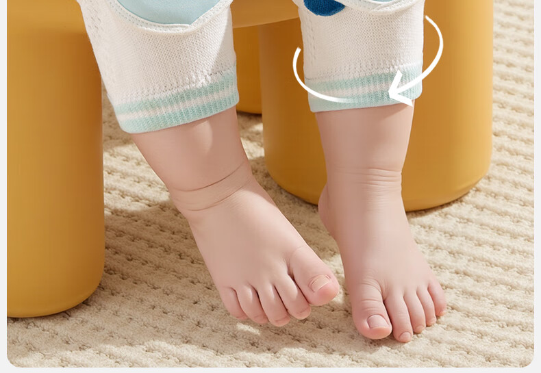 OUYUN Baby Knee Pads Crawling Anti-Fall Protective Gear Children's Knee and Elbow Pads Happy Elephant + Little Fox 3