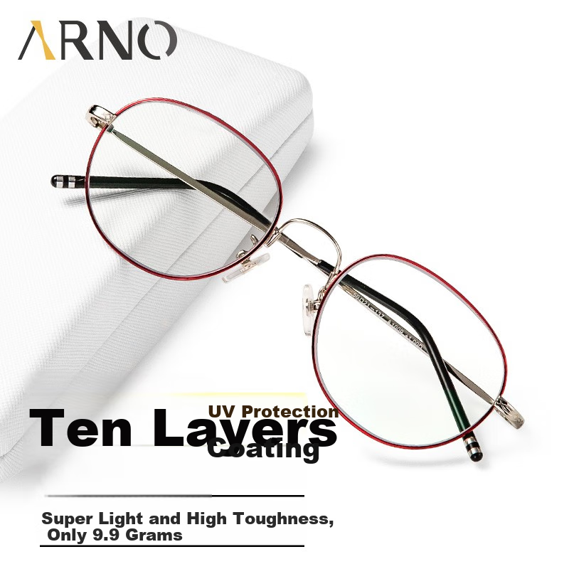 ARNO FOCUS ON YOUR EYES Reading Glasses for Women, Anti-Blue Light, Fashionable Ultra-Light High-Definition Elegant Full-Frame Presbyopic Glasses A1035 300 Degrees