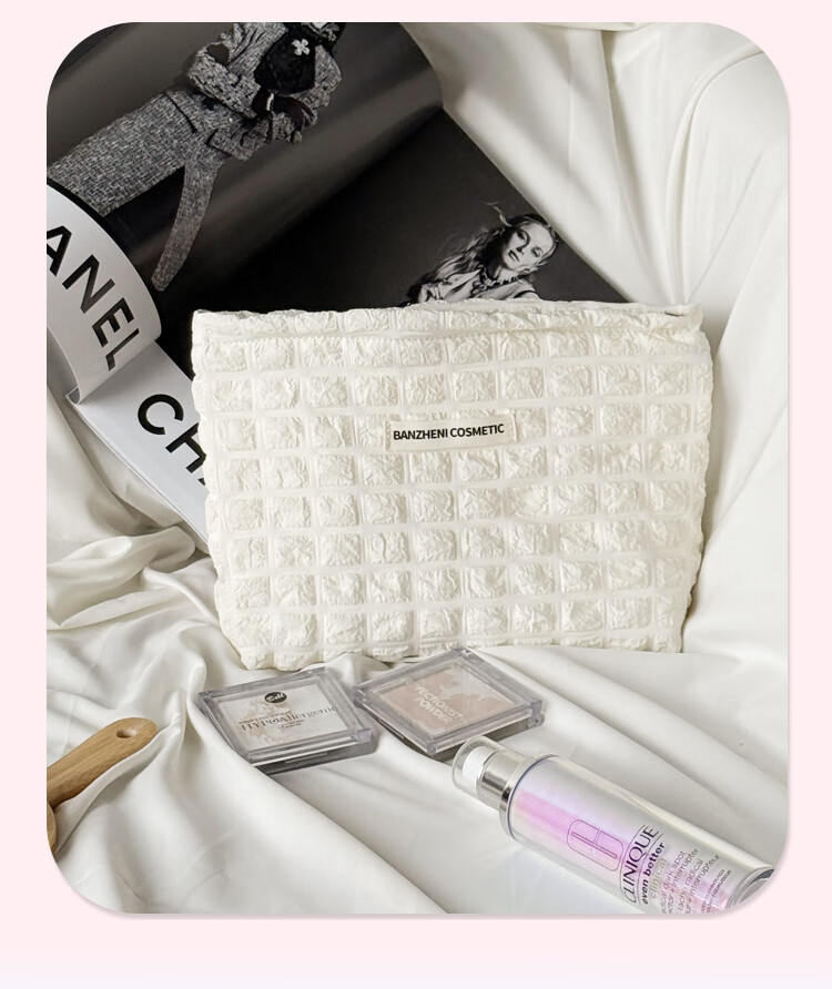 Banzheni Cosmetic Bag, Travel Toiletry Organizer, Large Capacity Handheld Portable Compartmentalized Makeup And Small Items Bag, Luggage for Men And Wome 2