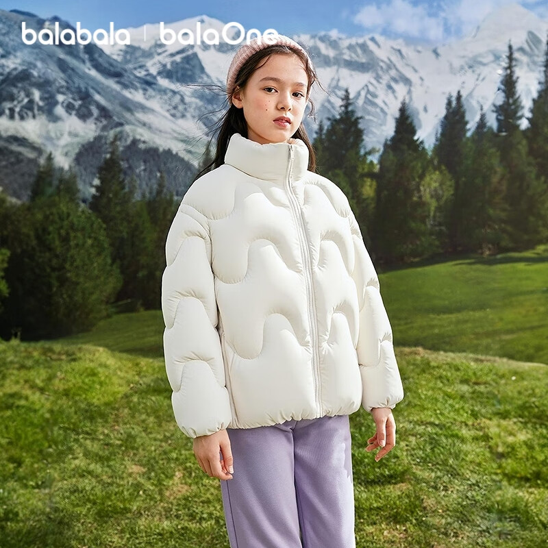 BALABALA balaOne Kids Down Jacket Girls Winter Stand Collar Warm Coat 2025 Trend 208425107001