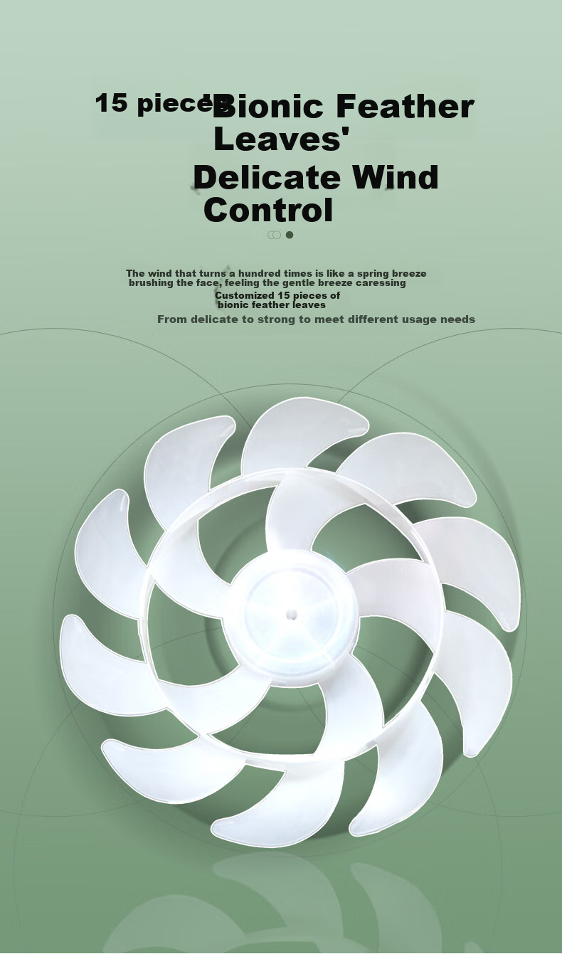 Yadu Electric Fan, First-Class Energy Efficiency Fan [DC Inverter], Home Remote Control Floor Fan, Energy-Saving Fan with Timer, Quiet Sleep Cooling Device 6