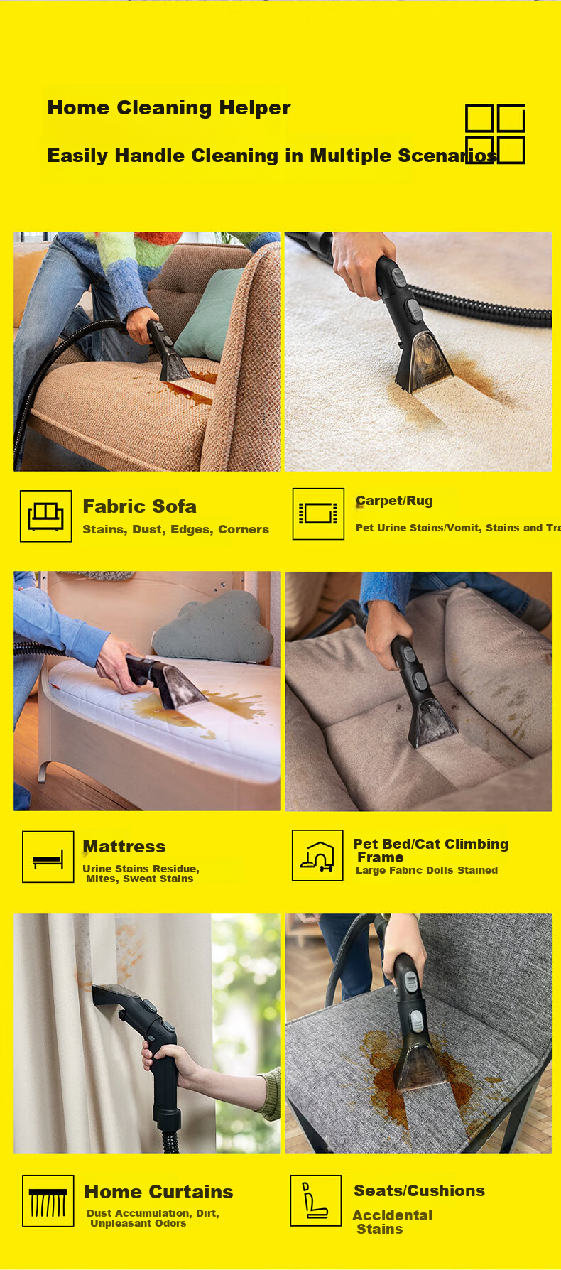 KARCHER German Fabric Sofa Cleaning Machine, All-In Suction And Spray for Home Use, Carpet Washer, Mattress Cleaner, Desktop Cleaning Machine, Original Import SE3 COMPACT 6