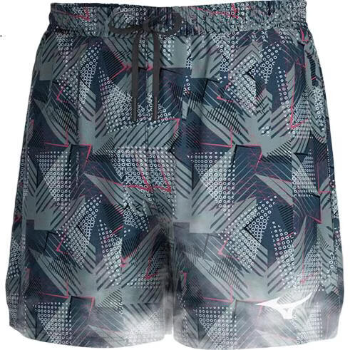 Мужские пляжные шорты MIZUNO B3104, анти-смущение, быстросохнущие, для водного спорта, пляжа, бассейна, серые, XL