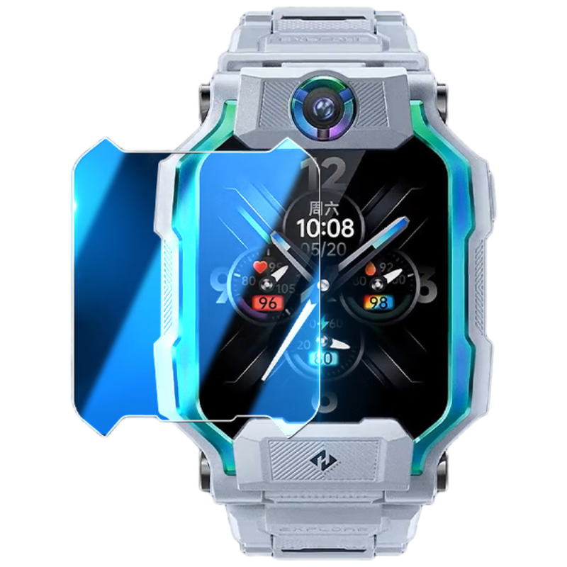 CHENSONG Tempered Glass Screen Protector for Xiaotiancai Z10 Kids Smartwatch, Scratch-Resistant Full Coverage HD Film