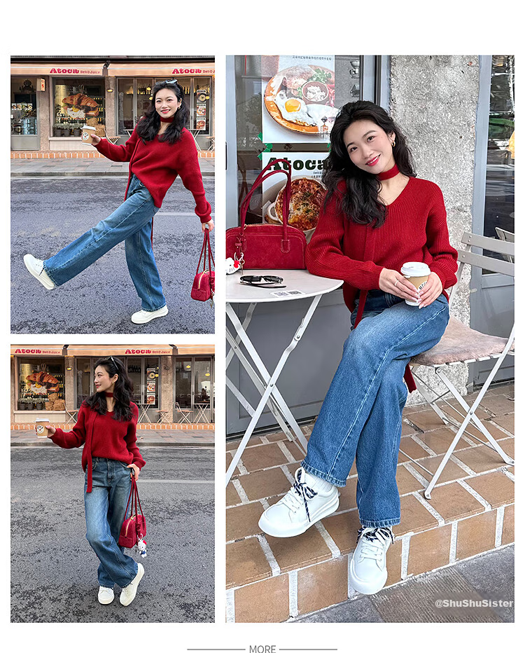 Le Saunda [Shengye Thick Milk] Simple Lace-Up Patchwork Low-Top Casual Sneakers Women's Flats 6M44201 Jade Green GNS 37 6