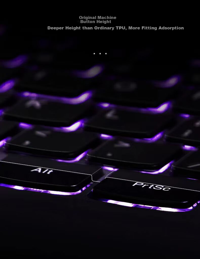 Aigo Compatible Mechanical Revolution Jiaolong16/Xiaomi Redmi G 2021 Ryzen Edition TPU Keyboard Cover 4