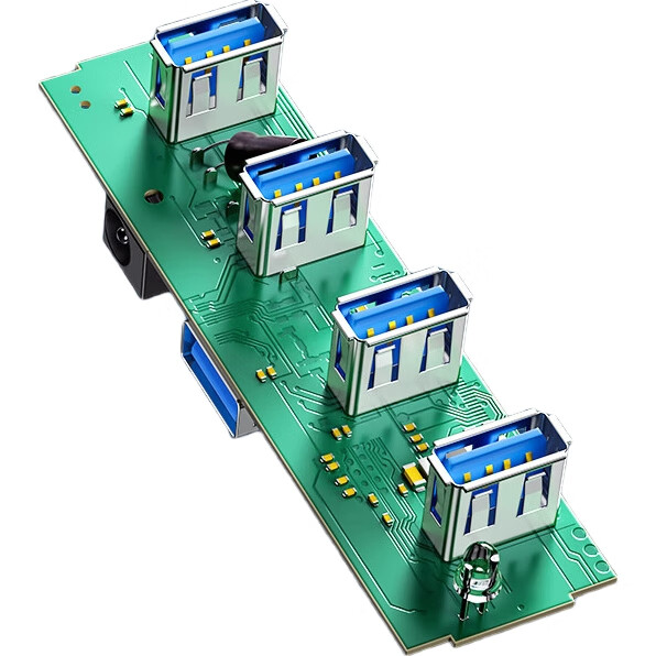 USB-концентратор SAMZHE JXQ-H04, 4 порта USB 3.0, алюминиевый сплав, высокоскоростной