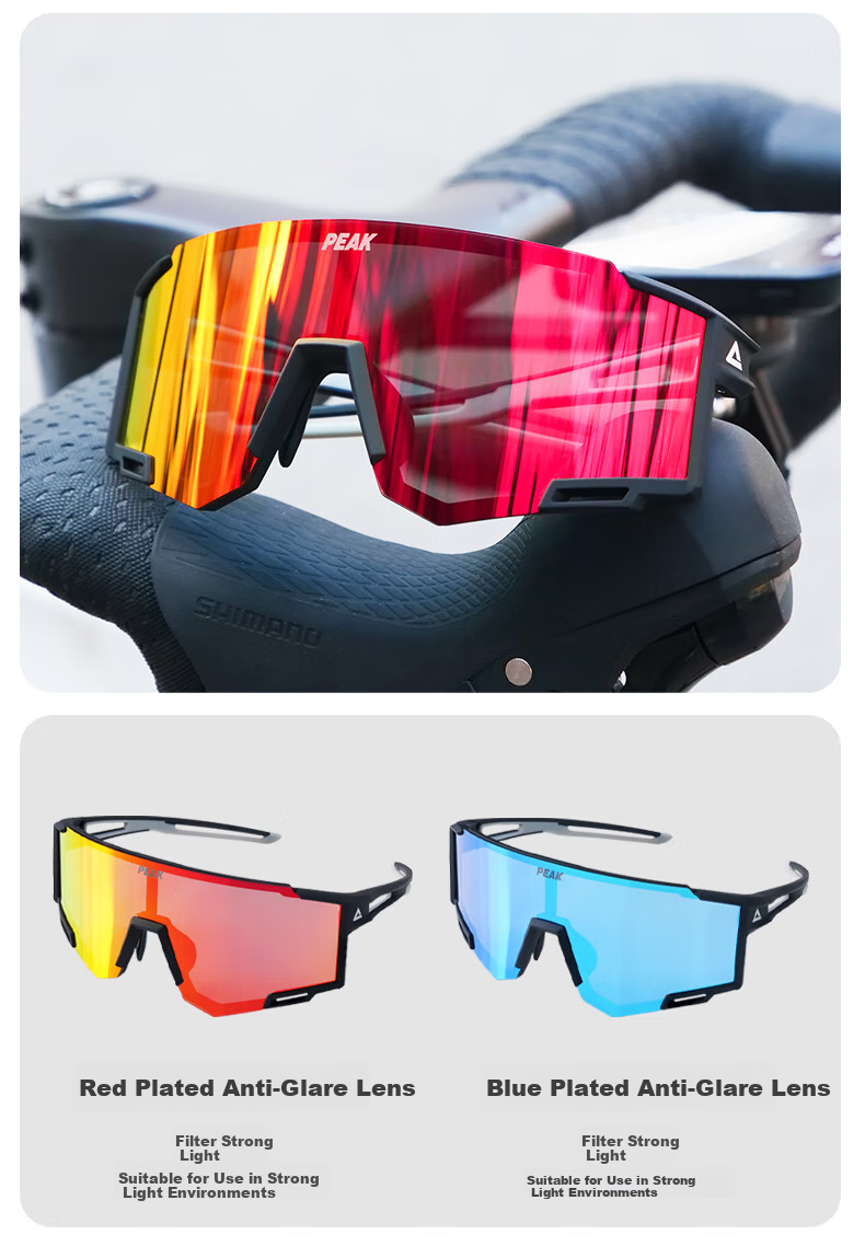 Pike Cycling Glasses for Men And Women, Nearsighted Outdoor Sports Running Sunglasses, Bicycle Windproof Sand-Proof Day And Night Dual-Use Goggles 8