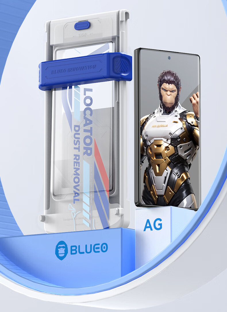 Lanxingxiansheng Tempered Glass Screen Protector for Vivo XFold5, AR High-Definition Curved Full Adhesive Dust-Free Anti-Drop Anti-Fingerprint Phone Film 2
