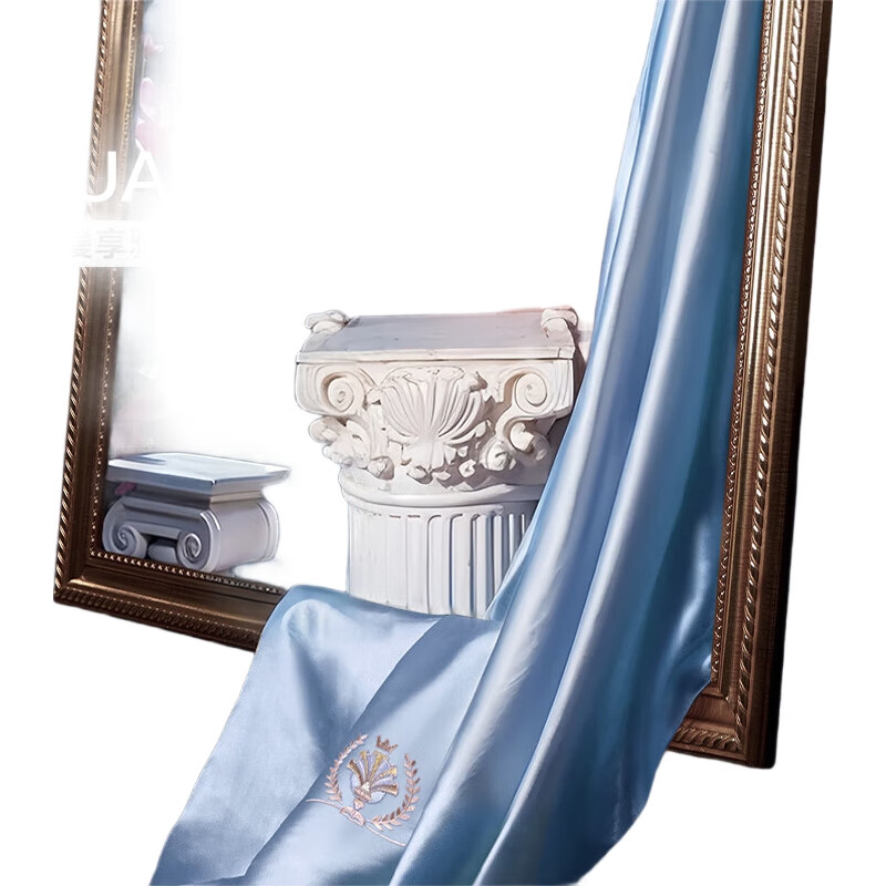 Наволочка FUANNA Home Textile, 60S Long-Staple Cotton Sateen, Комплект из двух штук, 74*48см, Синий
