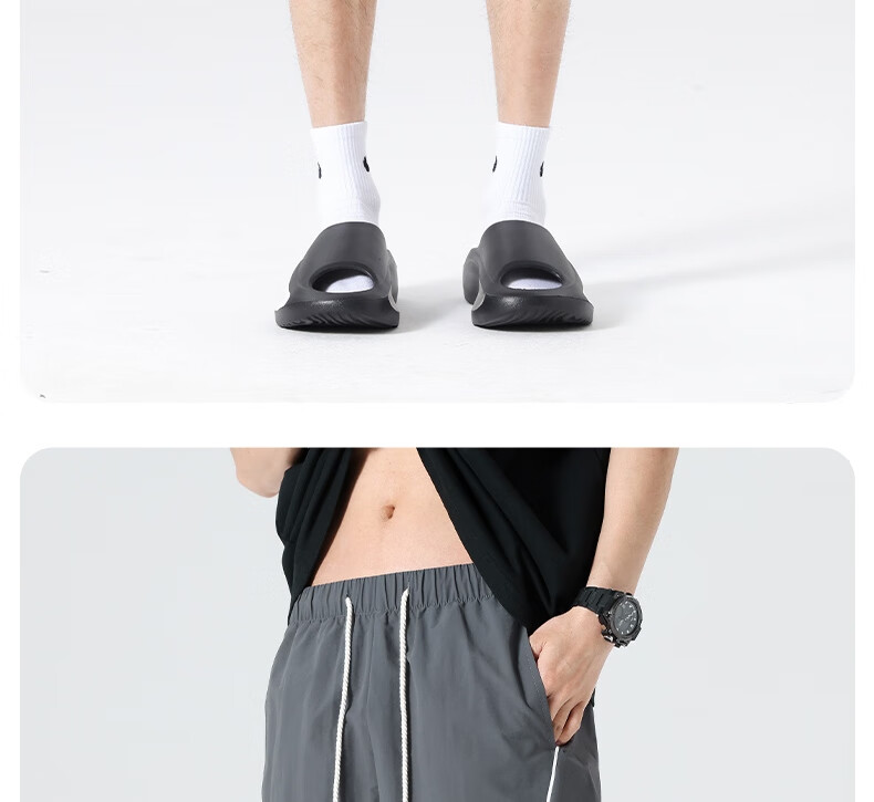 LangSha Men's Sports Shorts Summer Breathable Lightweight Loose Casual Outdoor Quick-Dry Running Fitness Ice Silk Five-Point Pants 24