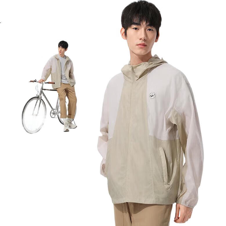 CAMEL Panda Ice Popsicle Sun Protection Clothing for Men, 2024 New Spring And Summer Lightweight Breathable UV-Resistant Outdoor Cycling Wear