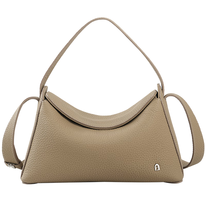 La Festin Top-Grain Leather FUFU Handbag for Women, 2026 Light Luxury Genuine Leather Bag, Crossbody And Handheld Lunch Box Bag, Birthday Gift for Wome